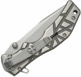 Darrel Ralph Maxx Quality Trigger Maze Titanium S30V Folding Knife Q2t