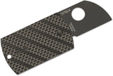 Spyderco Dog Tag Non-Locking Folder Black Titanium Folding Blade Knife 188CFBBKP