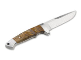 Boker Vollintegral 2.0 Brown Curly Birch 440C Stainless Fixed Blade Knife 127585