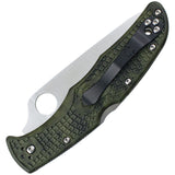 Spyderco Endura 4 Lockback Stainless Folding Blade Green Black Knife 10ZFPGR