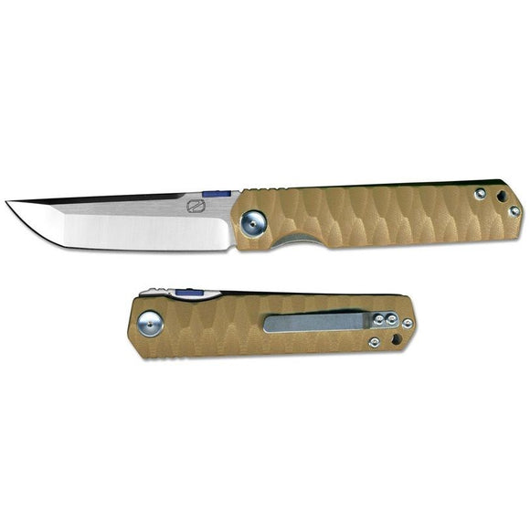 Stedemon Shy IV 440C Stainless Steel Blade & Desert G10 Handle Knife