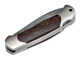 Boker Junior Scout Lockback Birch Handle Damascus Steel Knife 111920DAM