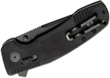 SOG Sog Tac XR Lock Blackout Partially Folding Knife 12380357