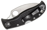 Spyderco RockJumper Lockback Black Serrated Folding Knife 254sbk