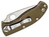 Spyderco Tenacious Linerlock OD Green Folding Knife 122pod