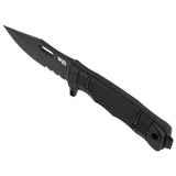 SOG Seal FX Black GRN Serrated CPM-S35VN Fixed Blade Knife w/ Sheath 17210157