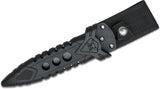 United Cutlery 11 5/8 M48 Talon Dagger Black Fixed Blade Knife + Sheath 3336