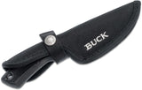 BUCK Knives Bucklite Max II Small Stainless Fixed Blade Black Knife 684BKS