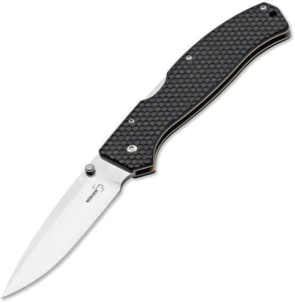 Boker Plus Honeycomb Lockback Stainless G10 Black Folding Knife