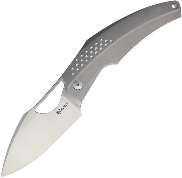 Reate Knives Baby Machine Framelock Bead Blast Handle Folding Blade Knife