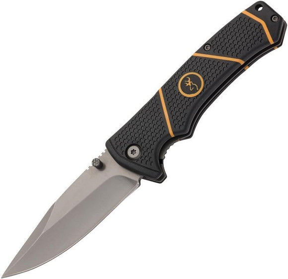 Browning Long Haul Small Folder Black Handle Stainless Folding Blade Knife