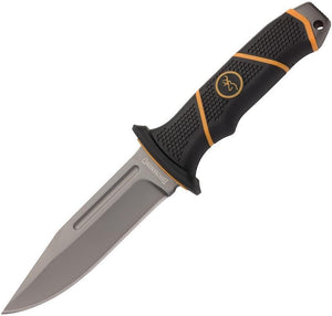 Browning Long Haul 10" Fixed Blade 7-Cr Stainless Ti Knife + MOLLE Sheath