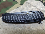 9.5" Master Folding Pocket Knife A/O Black Tactical Folder Assisted Open - a037bk