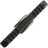 Stedemon Knives Black Titanium Hand Spinner Top Ceramic Bearing Fidget Z01BLC