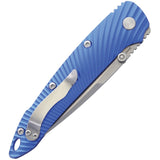 Kizer Cutlery Sliver Linerlock Blue S35VN Drop Pt Folding Pocket Knife 4419A2