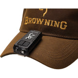 Browning Trailmate USB Rechargeable Keychain Green & White LED Cap Light 5015