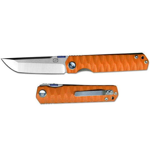 Stedemon Shy IV 2017 Orange G10 Handle Folding Pocket Knife