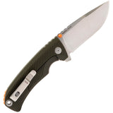 Sog Tellus Pocket Knife Framelock OD Green GRN Folding Cryo 440 Blade 14060143