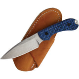 Bradford Knives Guardian 3 Black & Blue Micarta Knife w/ AEB-L Steel 3FE013A