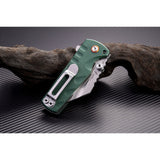 Artisan Proponent 4" Large Linerlock Green G10 Folding D2 Knife 1820pgnf