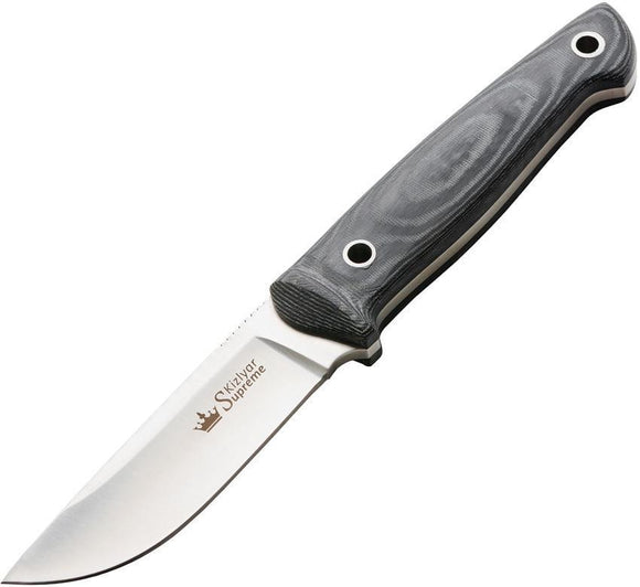 Kizlyar Nikki Hunting Series Black Micarta Handle D2 Steel Fixed Knife 
