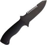 Winkler Utility Crusher Black Laminate 80CrV2 Fixed Blade Knife w/ Sheath 045