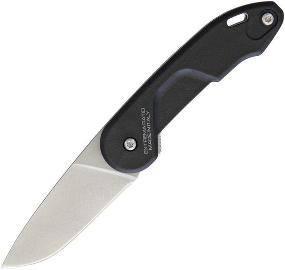 Extrema Ratio BFO R CD Linerlock Bohler N690 Stainless Black Handle Knife