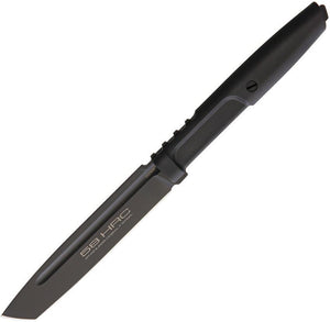 Extrema Ratio Mamba Black Handle Bohler N690 Stainless Tanto Fixed Knife