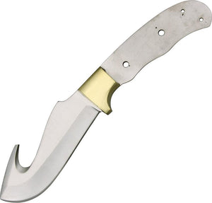 Lot of 3 Knife Blade Blanks 8 1/2" Guthook Hunter Stainless Knife Making - 048