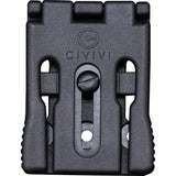 Civivi T-Clip Black Fiber-Glass Reinforced Nylon Belt Mount Sheath Clip A04A