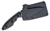 Ka-Bar TDI Hinderer Hell Fire Black 1095 Cro-Van Steel Tanto Fixed Knife 2486