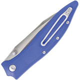Steel Will Gienah Linerlock Blue G10 Folding D2 Steel Pocket Knife F5313