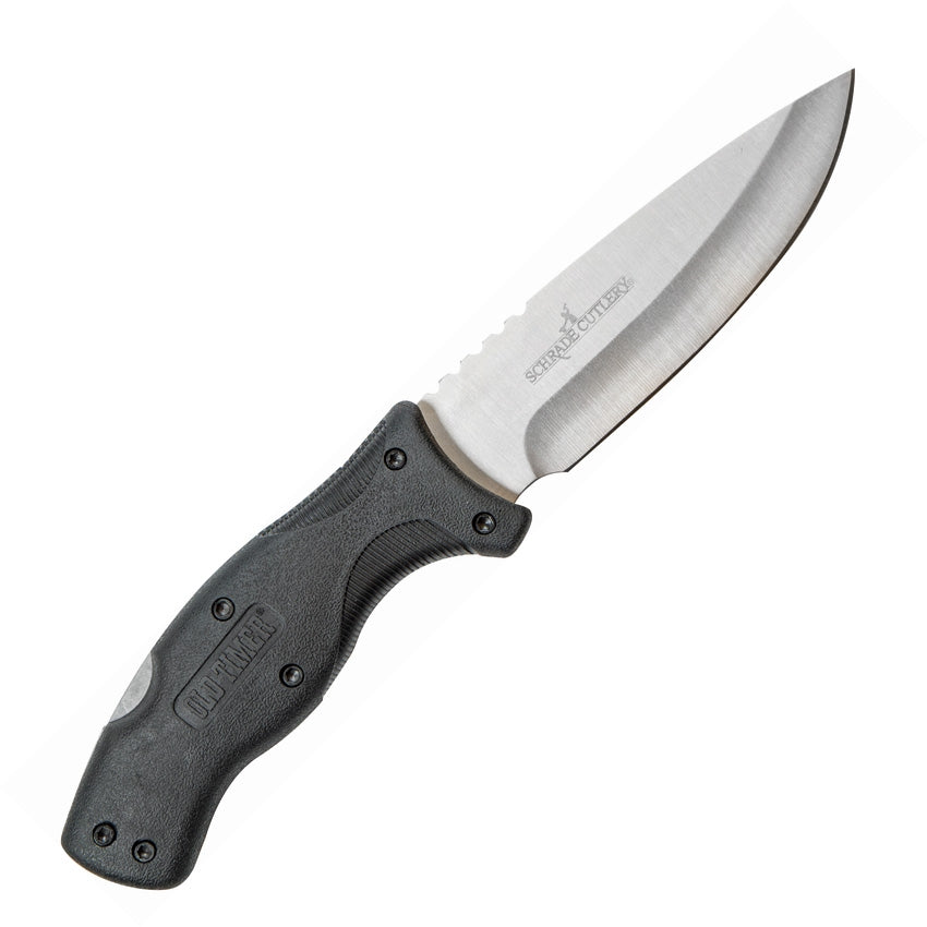 Schrade Old Timer Lithium-Ion Electric Fillet Knife 8 Replaceable Blade,  Black and Gray TPE Handles, Carry Case Included - KnifeCenter - 1140756