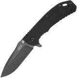 Zero Tolerance Hinderer Assisted Open Blackwash G10 Folding Knife  0566bw