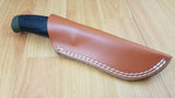 Genuine Large Brown Leather Knife Sheath Fits 7-8" & Mora Companion 1171
