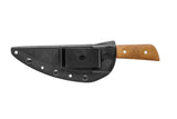 TOPS 9.5" Frog Market Special Fixed Carbon Steel Blade Tan Handle Knife FMS05