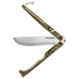 Gerber Doubledown QuadLock Folding Machete Knife Green (6.8" blade) G1533