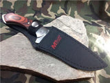 Mtech Stainless & Wood 9" Tactical Hunting Knife - 080