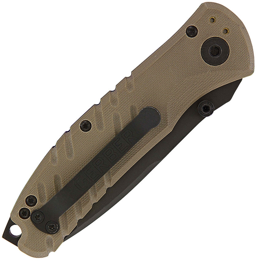 gerber gear propel Gerber Propel Downrange A/O Plunge Lock Black/Tan Serrated Tanto Foldi –  Atlantic Knife Company