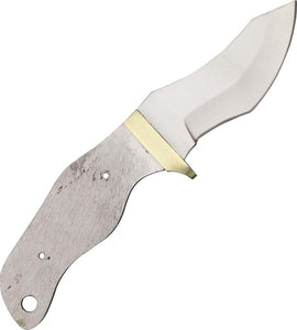Lot of 3 Knife Blade Blanks 6 1/8" Modified Skinner Stainless Knife Making  - 086
