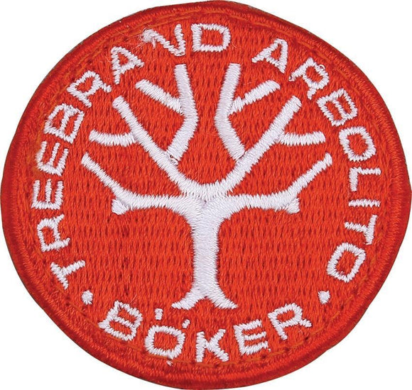 Boker Logo Arbolito Tree Brand Embroidery Red & White Collectible Patch
