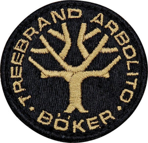 Boker Knives Arbolito Tree Brand Logo Patch 2" x 2" Black & Brown