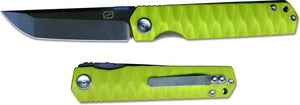 Stedemon Shy IV 2017 Smokywash Tanto Green Folding Knife 