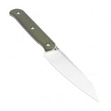 CJRB Silax Fixed Blade Knife Green G10 Satin AR-RPM9 Stainless w/ Sheath 1921BGN