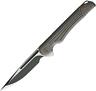 WE KNIFE CO Array Framelock Gray Titanium Handle Black Folding Blade Knife 718C