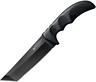 Cold Steel Medium Warcraft Tanto Black Handle Stainless Fixed Blade Knife 13T