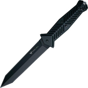 Steel Will 11" Adept 1000 Steel Fixed Blade Black G10 Handle Knife