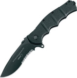 Boker Plus Kalashnikov 101 Linerlock Black 440C Serrated Folding Knife