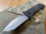 Schrade Tactical Tanto Point Pocket Folder Grooved G10 Handle Knife 50/50 - 102S