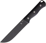 Kizer Cutlery GTI Bush Black G10 1095HC Steel Fixed Knife + Kydex Sheath